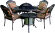 Набор мебели DIEGO (Диего) стол барбекю на 4 персоны из литого алюминия