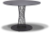 Стол обеденный ДИЕГО размером D100 столешница HPL цвет серый гранит подстолье металл