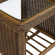 Лаунж зона ALONDRA (Алондра) на 5 персон с трехместным диваном коричневого цвета из плетеного натурального ротанга