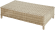 Лаунж зона BRUNO (Бруно) на 5 персон с трехместным диваном светло коричневый из плетеного искусственного ротанга