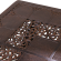 Обеденная зона серии LEYLA (Лейла) со столом 212х115 на 6 персон коричневого цвета из алюминия