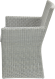 Обеденная группа EMPRESA (Эмпреса) на 8 персон стол 270х106 цвет серый из плетеного искусственного ротанга
