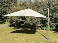 Садовый зонт Garden Way A002-3000 XLM-T (Гарден вэй) цвет кремовый для кафе с боковой алюминиевой опорой