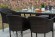 Стол обеденный серии ТОРРЕ коричневый 150х80 из искусственного ротанга
