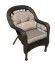 Комплект мебели ГИЗА LV520 Brown/Brown с двухместным диваном коричневый/коричневый из искусственного ротанга