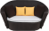 Лаунж зона MAURICIO (Маурисио) на 6 персон с двухместными диванами из плетеного искусственного ротанга цвет коричневый