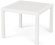 Стол обеденный YALTA (Ялта Ротанг-плюс) размером 95x95 цвет белый из пластика под искусственный ротанг