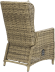 Лаунж зона VILAMOS (Виламос) 2 кресла с оттоманками и кофейным столиком из плетеного искусственного ротанга
