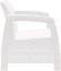Диван двухместный YALTA SOFA SEAT (Ялта) белый из пластика под искусственный ротанг