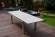 Обеденный стол ГАРДА 200-300x77 цвет серый из алюминия