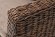 Диван двухместный КАПУЧИНО коричневый гиацинт из искусственного ротанга