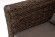 Диван двухместный КАПУЧИНО коричневый гиацинт из искусственного ротанга
