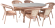 Стол обеденный CAMELLIA (камелия) 170х90 капучино из искусственного ротанга