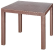 Стол обеденный NEVADA (Невада) 382КД размером 82х82 коричневый под фактуру ротанга