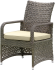 Комплект мебели обеденный RADOVLITSA (Радовлица) на 12 персон коричневый из искусственного ротанга 