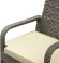 Комплект мебели обеденный RADOVLITSA (Радовлица) на 12 персон коричневый из искусственного ротанга 