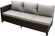 Комплект мебели CORONA XL (Корона) на 9 персон коричневый из искусственного ротанга