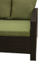 Комплект мебели GARDA (Гарда) на 6 персон коричневый из искусственного ротанга