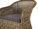 Кресло серии РАВЕННА обеденное соломенного цвета из искусственного ротанга
