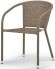 Комплект мебели T282ANT/Y137C-W56 светло коричневый  со столом D72 на 4 персоны из искусственного ротанга