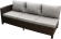 Комплект мебели CORONA L (Корона) на 9 персон коричневый из искусственного ротанга