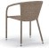 Комплект мебели T282BNT/Y137C-W56 светло коричневый  со столом 70х70 на 4 персоны из искусственного ротанга