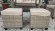 Комплект мебели ДЖУМИ бежево-серый / коричневый на 7 персон с местом для хранения подушек