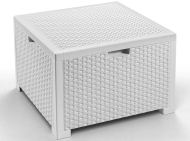Сундук-столик NEBRASKA 64х64х40 белый из пластика