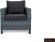 Комплект мебели MOKKA BELLA на 7 персон серый из искусственного ротанга