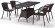 Комплект мебели MONIKA (Моника) T198D/Y137C коричневый со столом 130х70 на 4 персоны из искусственного ротанга