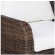 Лаунж зона BLANCA (Бланка) на 5 персон с трехместным диваном коричневого цвета из плетеного искусственного ротанга