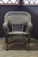 Кресло MEDISON (Мэдисон) коричневое из искусственного ротанга