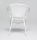 Кресло MIKA (Мика) GG-04-06W белое из искусственного ротанга