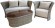Лаунж зона MARYARD GRIFON на 6 персоны с двухместными диванами из плетеного искусственного ротанга