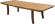 Стол обеденный раскладной BIG BONGA (Биг Бонга) 300/345/390см коричневого цвета из дерева ироко