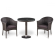 Комплект мебели MONIKA (Моника) T601/Y350  коричневый со столом D70 на 2 персоны из искусственного ротанга