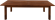 Стол обеденный раскладной DZHANGL OPTIC (Джангл Оптик) 270/340см коричневого цвета из дерева мербау