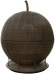 Диван-беседка серии APPLE (Яблоко) коричневый из искусственного ротанга