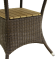 Комплект мебели PALMA (Палма) на 4 персоны коричневый из искусственного ротанга