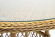 Столик обеденный ЭСПРЕССО D80 соломенный из искусственного ротанга