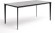 Малага обеденный стол из HPL 160х80см, цвет серый гранит, каркас черный