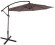 Садовый зонт МИЛАН D300 цвет капучино для кафе с боковой алюминиевой опорой