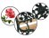 Скамейка садовая GARDEN ROSE (Садовая роза) цвет черный из чугуна