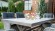 Комплект обеденной группы ВЕРОНА/БЕРГАМО со столом 200х100 и 6 кресел из плетеного искусственного ротанга цвет серый
