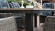 Стол обеденный серии ПАРКЛЭНД 240х100 коричневый из алюминия с древесно полимерной столешницей