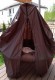Чехол СТАНДАРТ двухместный из ткани Оксфорд 200 темно коричневый для подвесного кресла