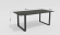 Стол обеденный GARDENINI VOGLIE (Вогли) размером 180х90 цвет антрацит из алюминия