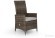 Кресло серии NINJA (Ниндзя) коричневое с регулируемой спинкой из искусственного ротанга
