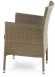 Кресло серии AROMA (Арома) светло-коричневое из искусственного ротанга