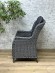 Кресло серии BAVARIA (Бавария) серое из искусственного ротанга